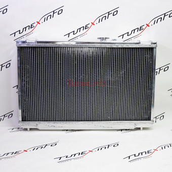 Радиатор алюминиевый Toyota JZX100 Chaser, MarkII, Cresta, 1JZ-GTE 60мм AТ 3слоя, 16400-46490