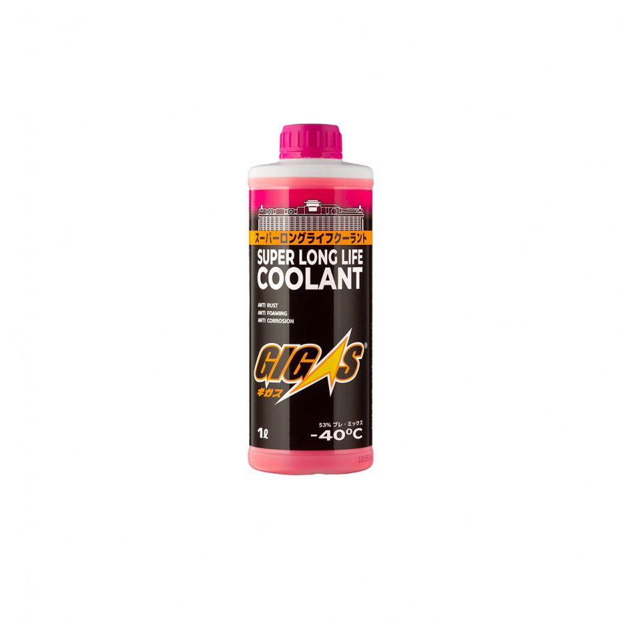 Антифриз розовый -40C GIGAS LONG LIFE COOLANT, купить со скидкой, SLLC-40P002 
