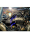 Патрубки радиатора и системы охлаждения Honda Civic D15B EK3, DB6, ZC 92-00 9шт с хомутами, купить со скидкой, H003_clump_blue 