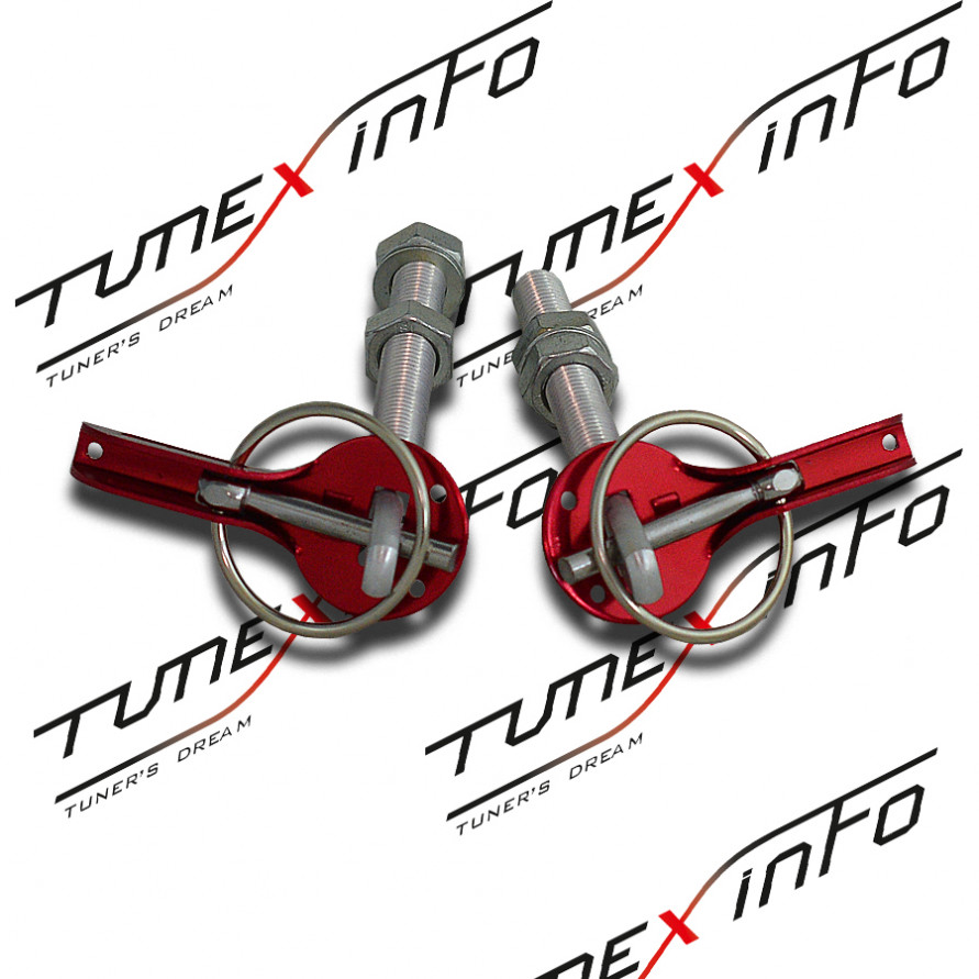 Замки капотные спортивные Sparco, купить со скидкой, vhp-005red 