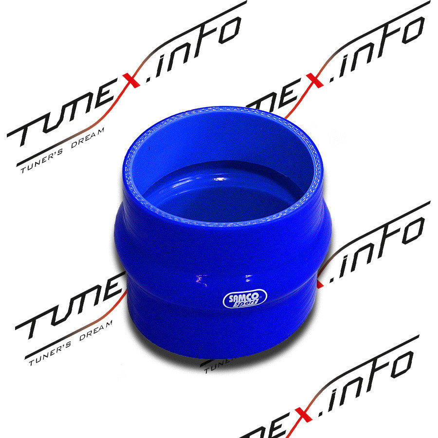 Патрубок силиконовый демпферный 83мм L=76мм, купить со скидкой, 000083D_blue 
