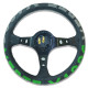 Руль спортивный Vertex 1996 320мм с выносом экокожа тисненая, купить со скидкой, JBR5125/3pink 
