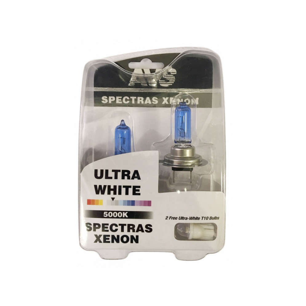 Лампы головного света сверхяркие H7 12V 75W AVS SPECTRAS Xenon 2шт+2шт, купить со скидкой, A07250S 