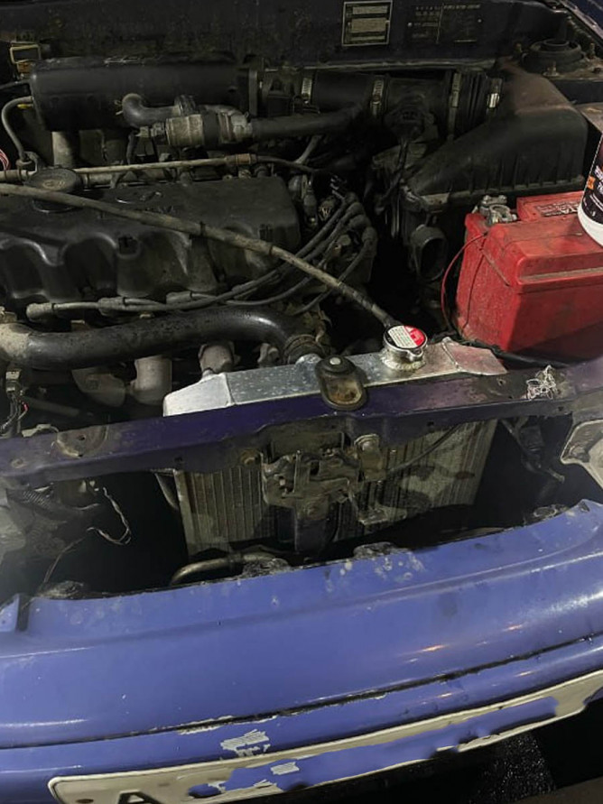 Радиатор алюминиевый Honda Civic EG, EK, B16, B18 40mm 92-02, 19010-P30-505, купить со скидкой, ajr-HC92-02-40 
