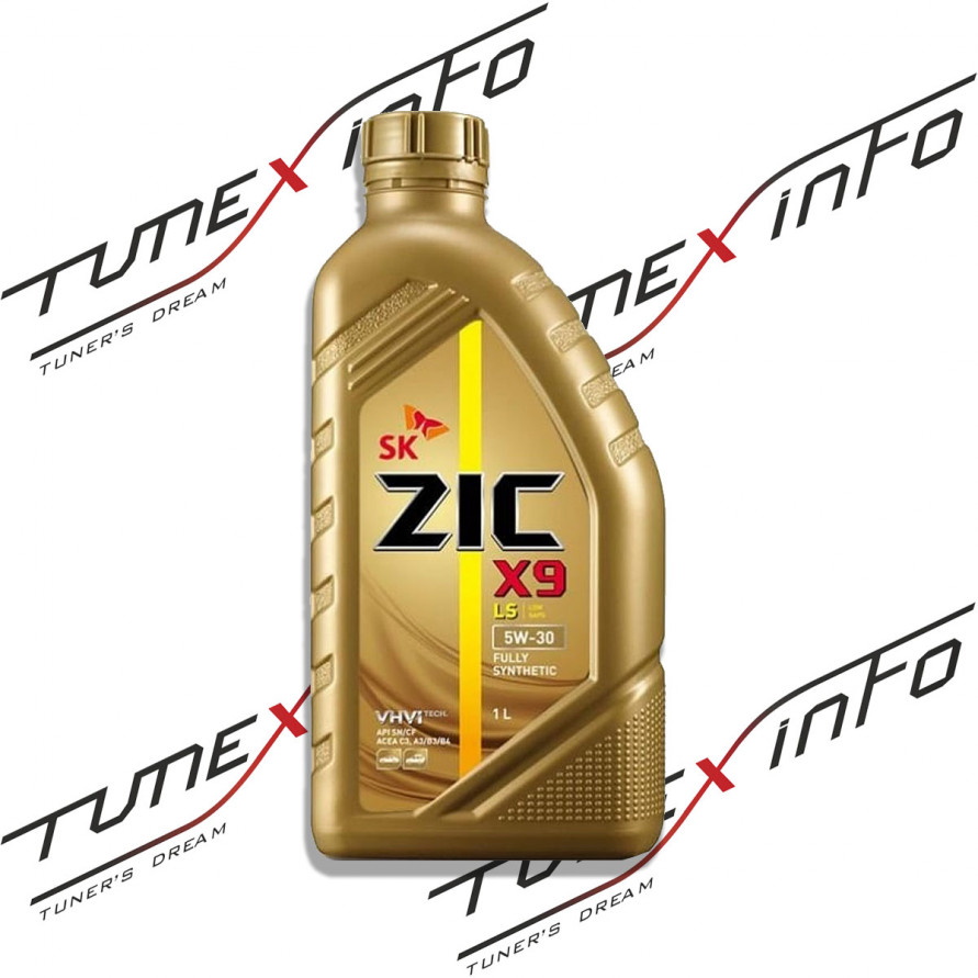 Масло моторное 5W30 синтетическое SN/CF ZIC X9 LS, купить со скидкой, 162905 