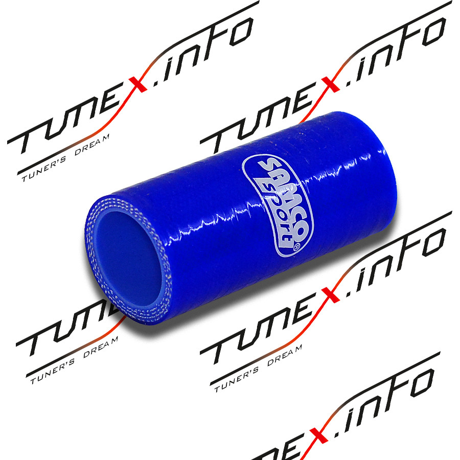 Патрубок силиконовый 0гр 35мм L=100мм, купить со скидкой, 000035-10_blue 