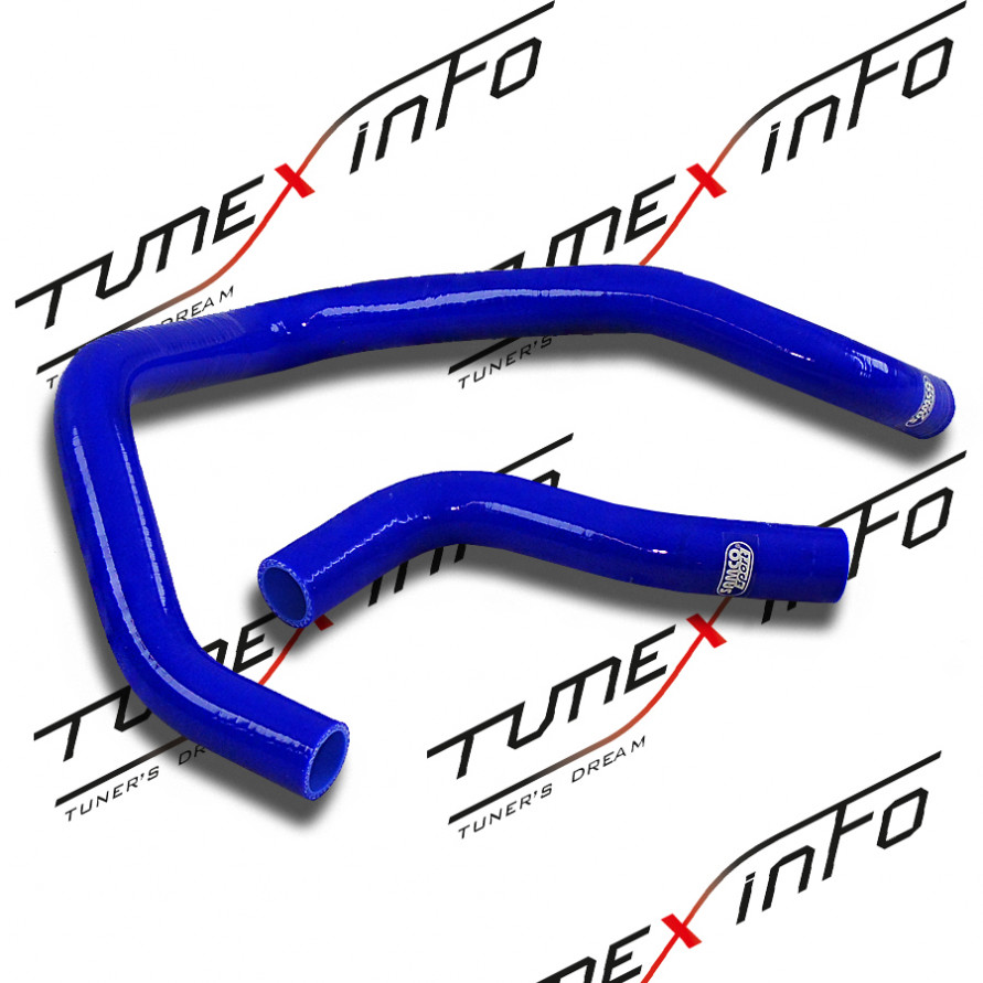 Патрубки радиатора Honda CIVIC D15B EK3, DB6, ZC - 2шт, купить со скидкой, H001blue 