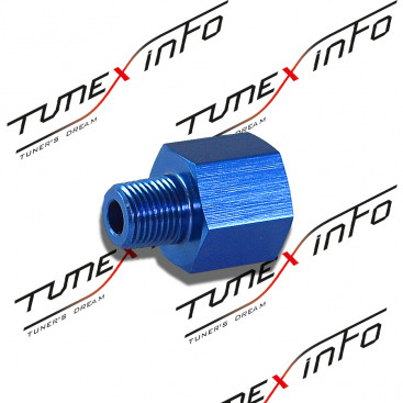 Адаптер переходный (муфта) 1\8 папа - M12x1.25 мама алюминий