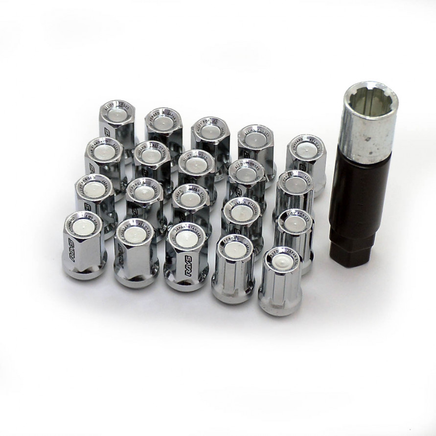 Гайки колесные RAYS стальные M12 x 1.5 30мм (секретки), купить со скидкой, ACS-FD651-1 
