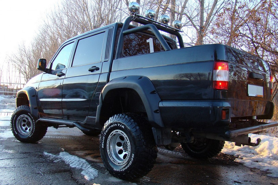 Расширители колесных арок, фендера УАЗ PATRIOT PICKUP, 23632, Lapter, купить со скидкой, ТКУ 31 Р 