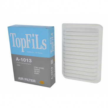 Фильтр воздушный A-1013 TOP FILS 17801-21050, C 24 005