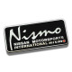 Шильдик, эмблема алюминий Nismo, черный, купить со скидкой, SH-AL06 Шильдик, эмблема алюминий Nismo, черный 