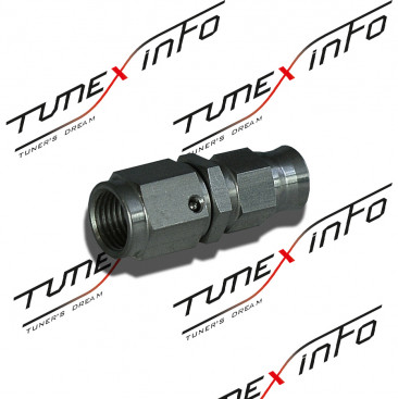 Фитинг под шланг тефлоновый тормозной AN3 – М10 x 1.00 мама, SS