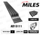 Ремень поликлиновый 4PK900 EPDM MILES, купить со скидкой, AD15111 