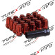 Гайки колесные TopFit M12 x 1.25 (секретки), купить со скидкой, exn-045_red Красный 
