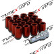 Гайки колесные TopFit сквозные внутренний шестигранник M12 x 1.25 16шт, купить со скидкой, ACS-INSTR1072 Синий 