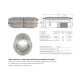 Гофра глушителя 55мм повышенной гибкости WireMesh-Flex, купить со скидкой, CBD333.008 203мм 