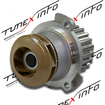 Насос водяной +25%, помпа Luzar Turbo ВАЗ 2110 - 15, 2108 - 21099 8кл, 1,6л, LWP01084