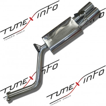 Глушитель, кетбек Toyota 1JZ-GE JZX100, атмо BassStar style