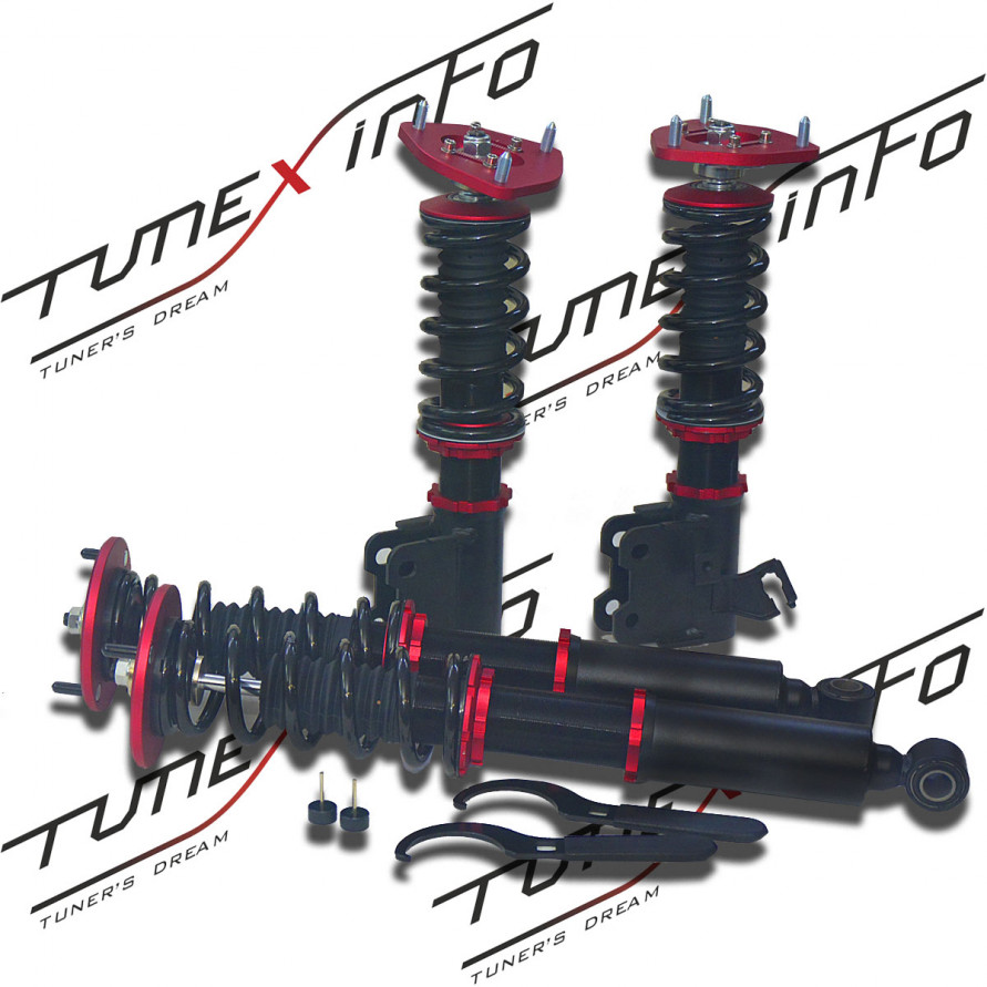 Стойки, койловеры Nissan Silvia S14, S15, 200SX комплект, MDU Street, купить со скидкой, LRC-015 