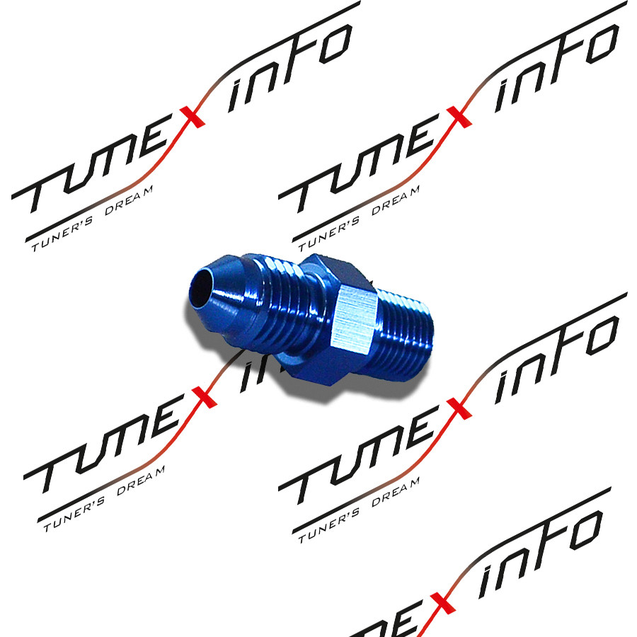 Адаптер переходный AN4 - 1\8 NPT алюминий, купить со скидкой, AN816-4D 