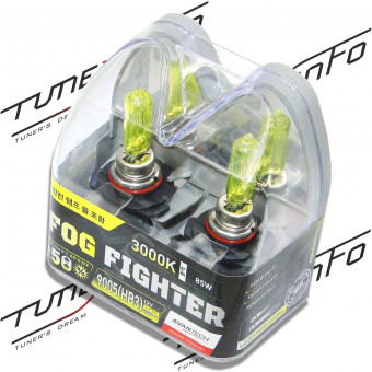 Лампы головного света сверхяркие HB3 65W (85W) FOG Fighter 3000K 2шт, Avantech
