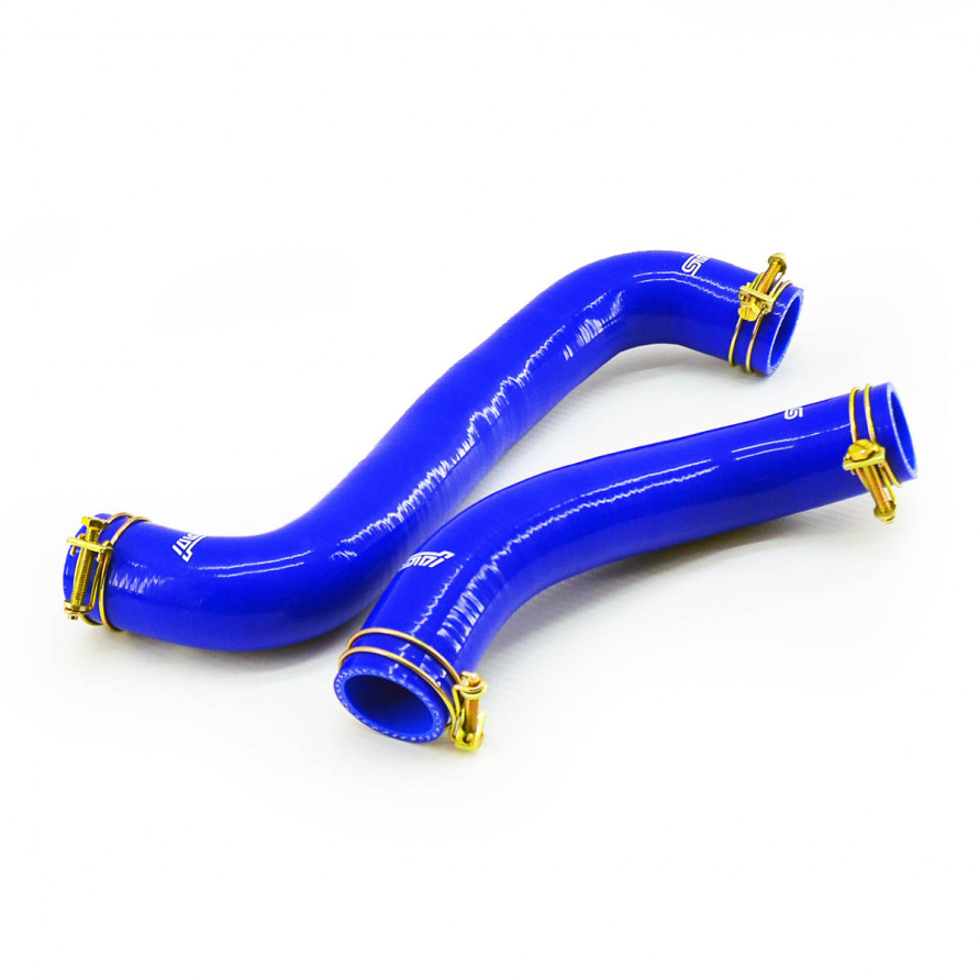 Патрубки радиатора Subaru Impreza GR, GH, Forester SH, Legacy BL-BP, EJ204-EJ255 2шт с хомутами, купить со скидкой, als-002B(clump)Black 