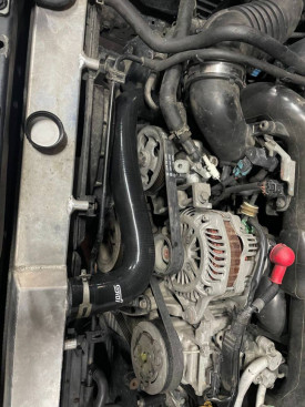 Патрубки радиатора Subaru Impreza GR, GH, Forester SH, Legacy BL-BP, EJ204-EJ255 2шт с хомутами