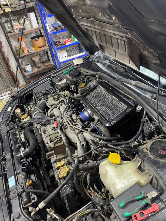 Патрубки радиатора Subaru Impreza GR, GH, Forester SH, Legacy BL-BP, EJ204-EJ255 2шт с хомутами, купить со скидкой, als-002B(clump)Black 
