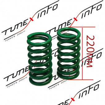 Пружины койловера 220мм, диаметр внутренний 62мм, 2шт