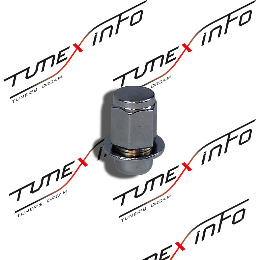 Гайка колесная M12 x 1.5 47мм с шайбой, 1шт, купить со скидкой, N004 ACS-INSTR-N004 