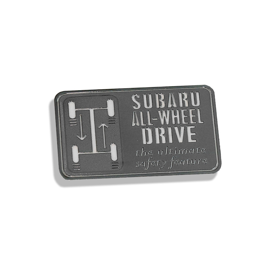 Наклейка металлизированная Subaru all-wheel drive, купить со скидкой, SH-NK-STI3 Наклейка металлизированная Subaru all-wheel drive 