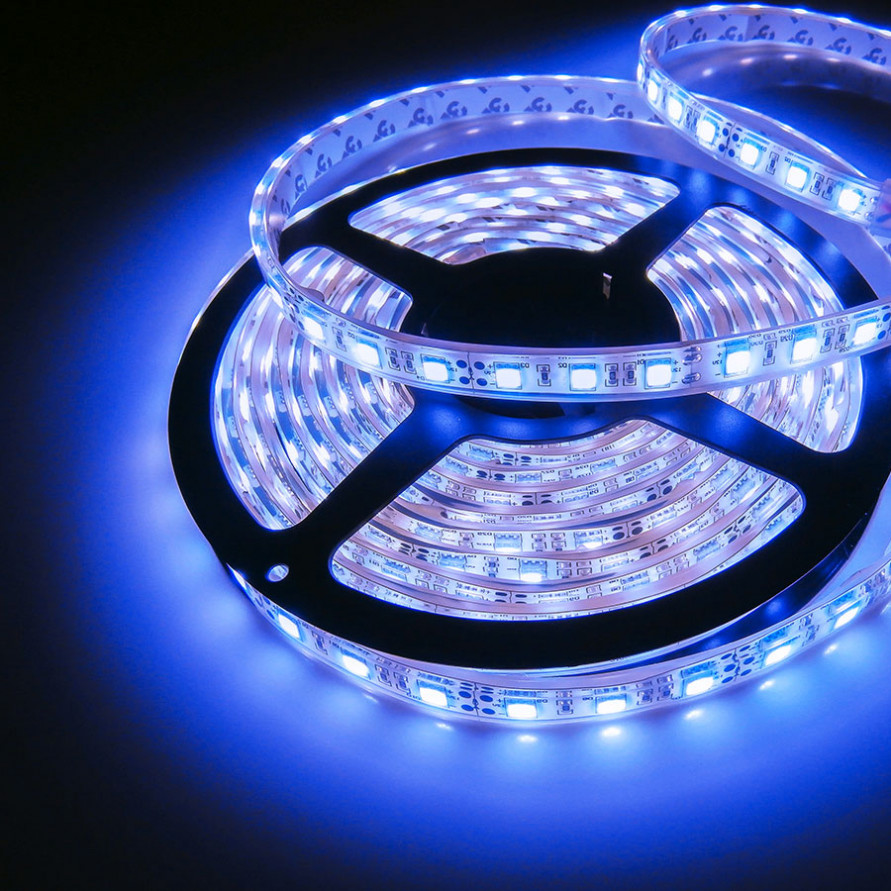 Светодиодная лента герметичная 100см SMD Т5050, купить со скидкой, led5050 