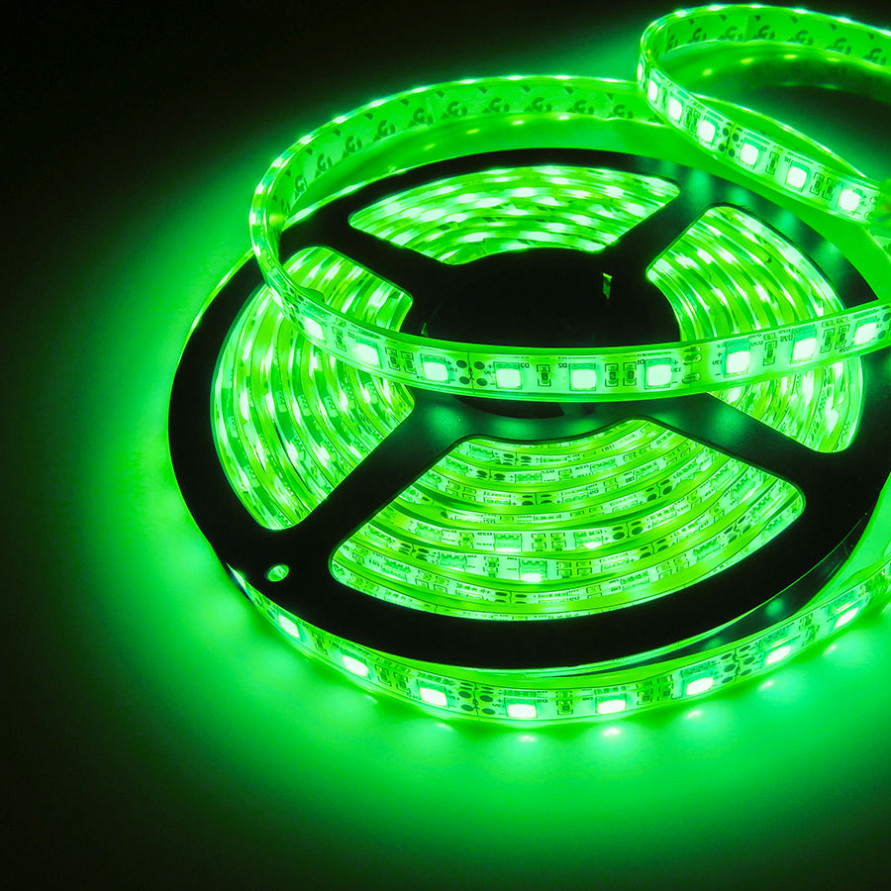 Светодиодная лента герметичная 100см SMD Т5050, купить со скидкой, led5050 