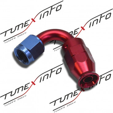 Фитинг под шланг тефлоновый PTFE AN6 120гр