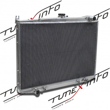 Радиатор алюминиевый Nissan Terrano D21 TD27 40mm AT, 21400-10G11