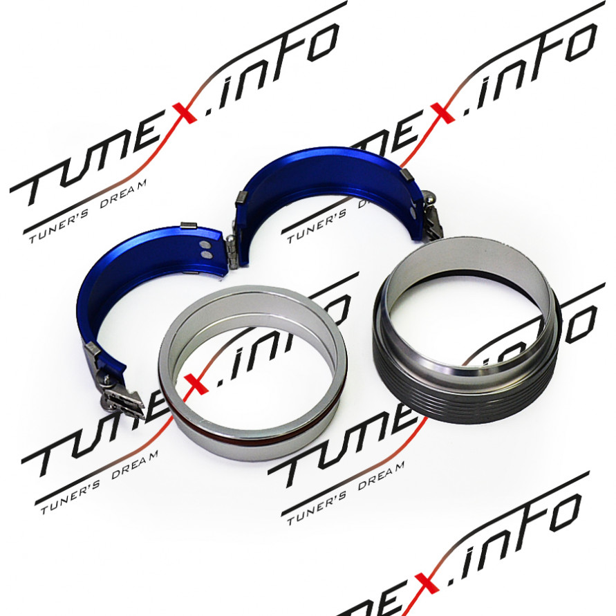 Хомут v-band для алюминиевой трубы 63мм, купить со скидкой, pip400 