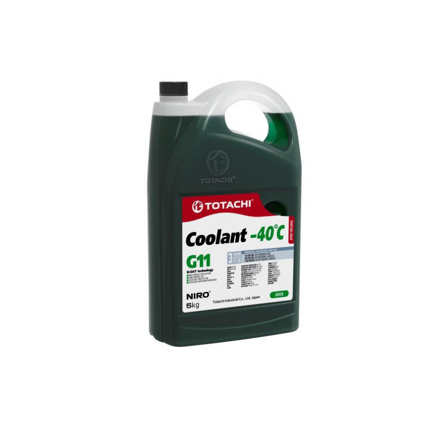 Антифриз зеленый -40C Totachi Niro G11, купить со скидкой, 43210 