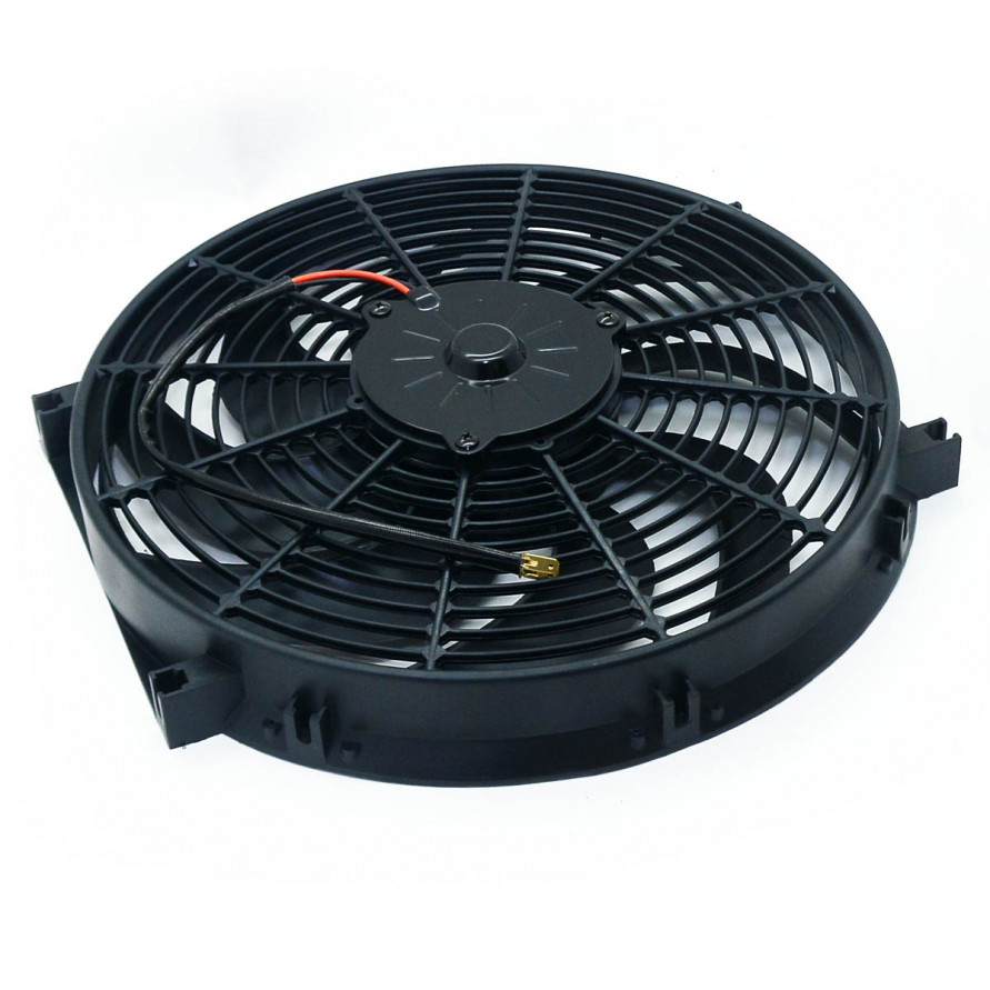 Вентилятор 14" 80W 24V, (35см), сабли лопасти, купить со скидкой, 5283-S 