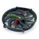 Вентилятор 14" 80W 24V, (35см), сабли лопасти, купить со скидкой, 5283-S 