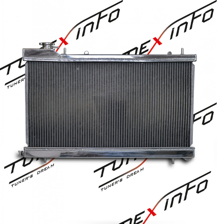 Радиатор алюминиевый Subaru Forester SG5 атмо 40мм АТ, 45111-SA131, 45119-SA060, купить со скидкой, ajr-SUG5A-AT40 