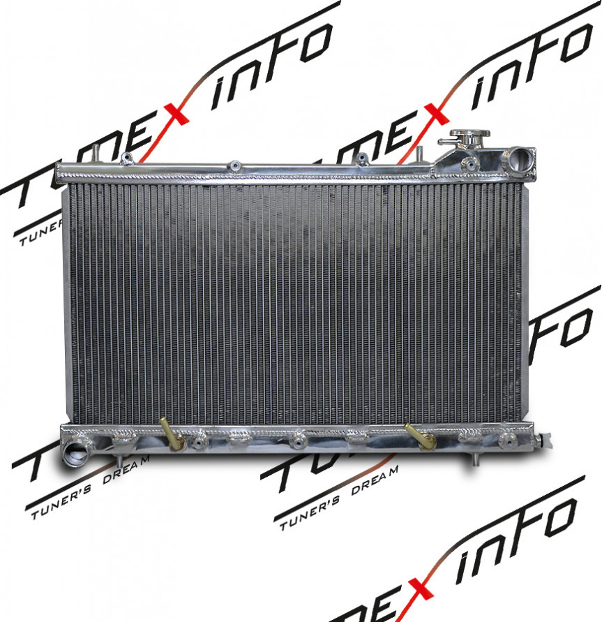 Радиатор алюминиевый Subaru Forester SG5 атмо 40мм АТ, 45111-SA131, 45119-SA060, купить со скидкой, ajr-SUG5A-AT40 
