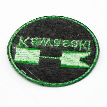 Нашивка на одежду с надписью Kawasaki