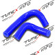 Патрубки отопителя, печки ВАЗ 21073 инжектор 2шт силиконовые, купить со скидкой, prf-002_blue 