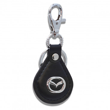 Брелок на ключ Mazda кожа