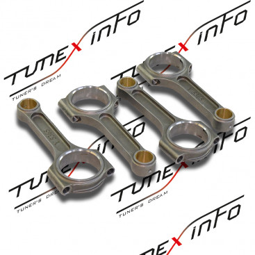 Комплект шатунов Nissan SR20DET I-Beam без болтов (под болты 3\8-24UNF 38.1mm)