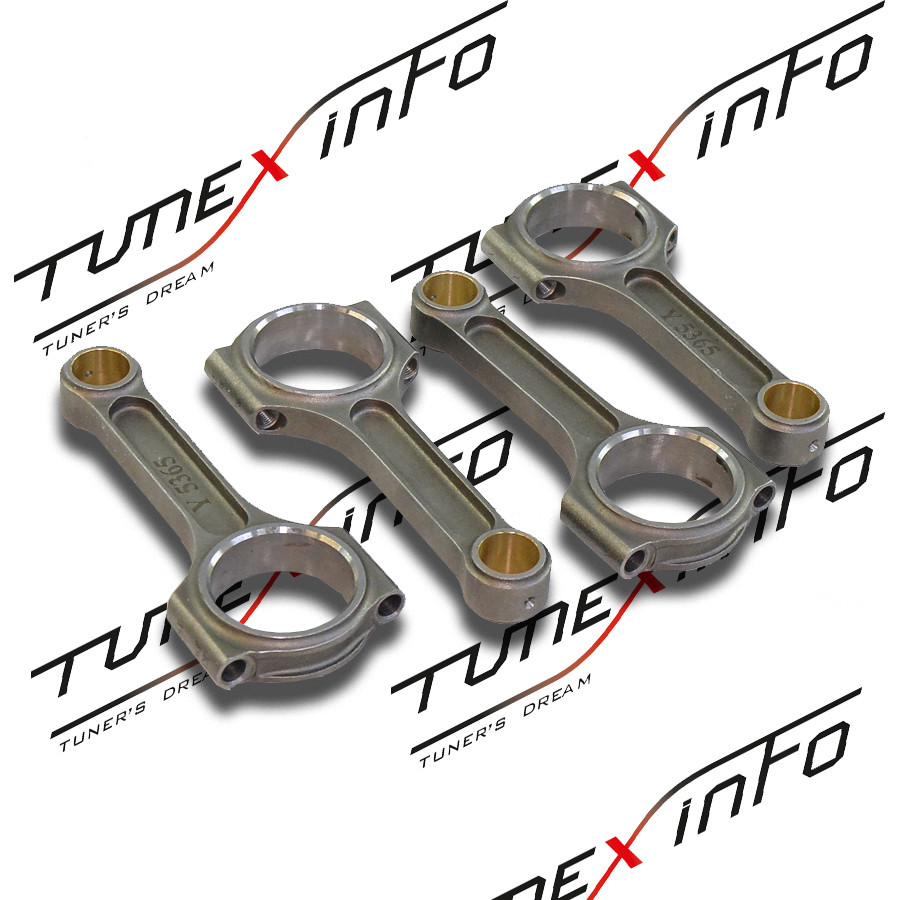 Комплект шатунов Nissan SR20DET I-Beam без болтов (под болты 3\8-24UNF 38.1mm), купить со скидкой, ajcr-SR20IBEAN 