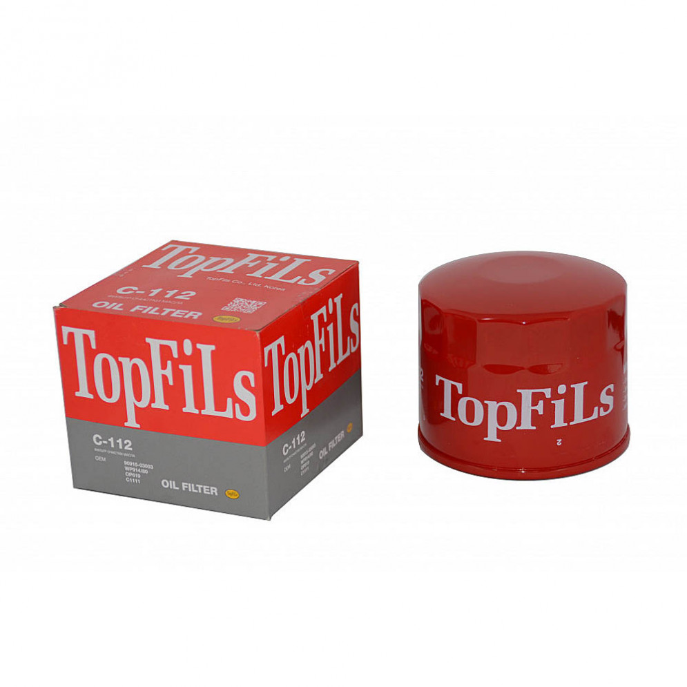 Фильтр масляный C-112 TOP FILS 90915-03003, WP914/80, купить со скидкой, C-112 