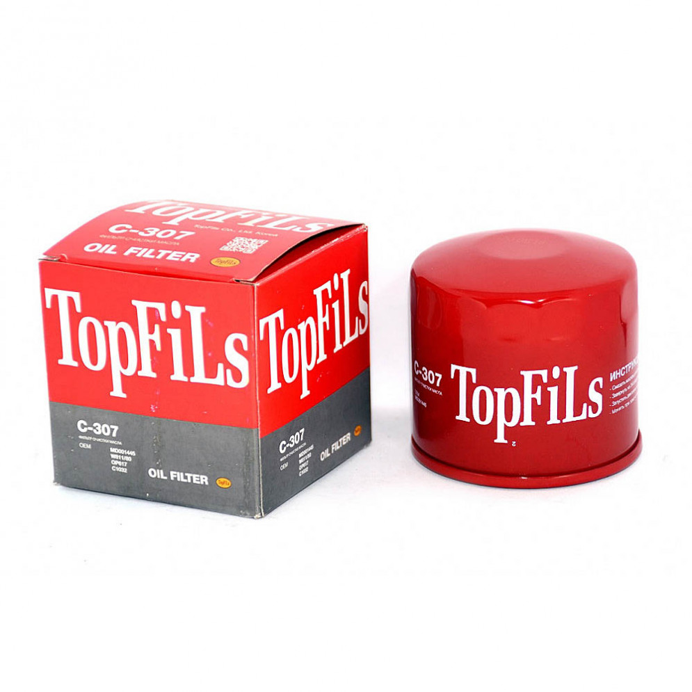 Фильтр масляный C-307 TOP FILS MD001445, W811/80, купить со скидкой, C-307 