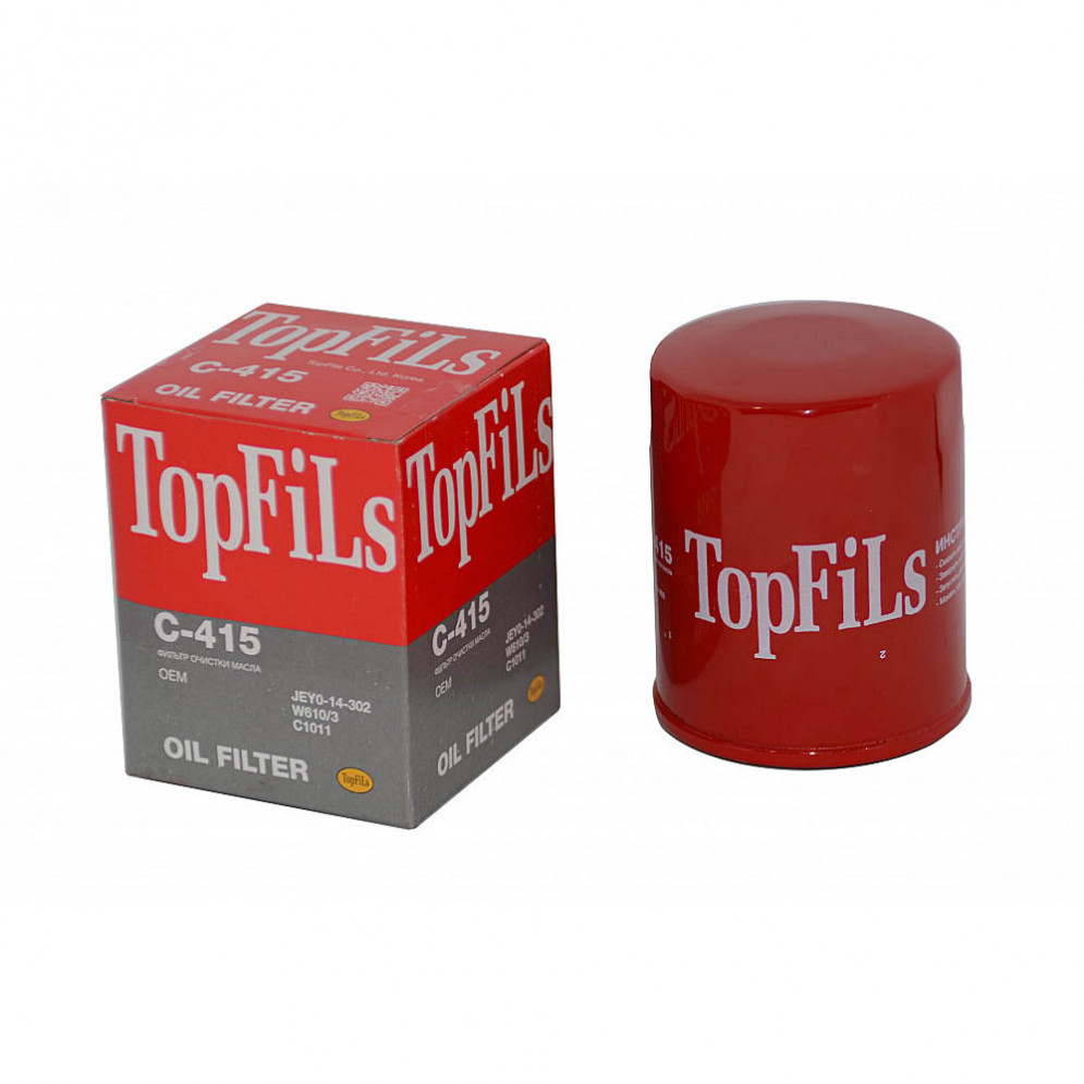 Фильтр масляный C-415 TOP FILS JEY0-14-302, W610/3, купить со скидкой, C-415 